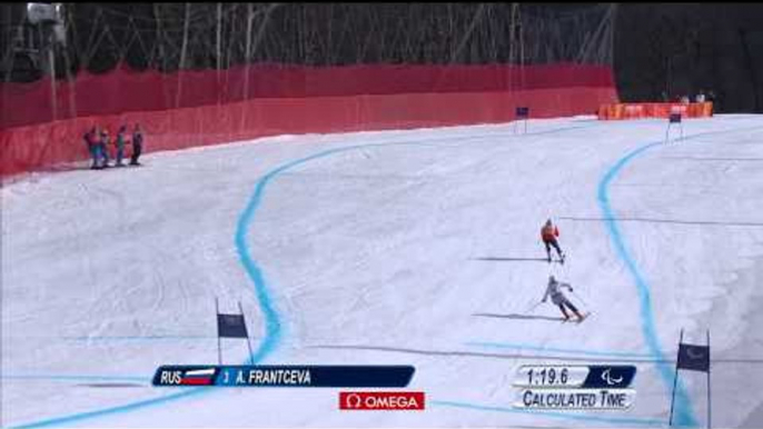 Women's downhill visually impaired | Alpine skiing | Sochi 2014 Paralympics