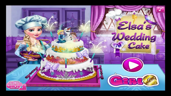 Disney Frozen Princess Elsas Wedding Cake ♥ ♥ ♥ Frozen Games for Girls