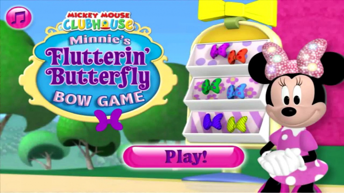 Mickey Mouse Clubhouse Minnies Flutterin Butterfly Bow Game Fun Baby Video Mickey Mouse C