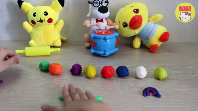 Hướng dẫn Làm cơm phần bằng Đất nặn Play doh Đồ chơi trẻ em Creative Fun mold Kids toy