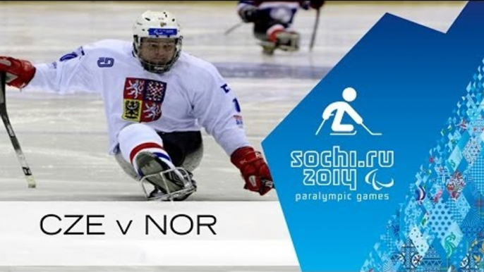 Czech Republic v Norway full game | Group stage | Ice sledge hockey | Sochi 2014 Paralympics