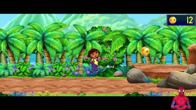 Dora the Explorer with Team Umizoomi and Bubble Guppies Full Episodes of Spiderman Playing