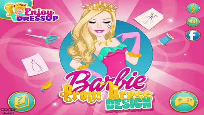 Barbie Prom Dress Design Barbie dress up games for Girls