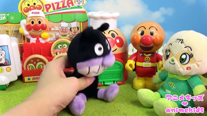 アンパンマン アニメ おもちゃ バイキンマン ピザ屋 お店屋さん❤ animekids アニメキッズ animation Anpanman Toy Pizza