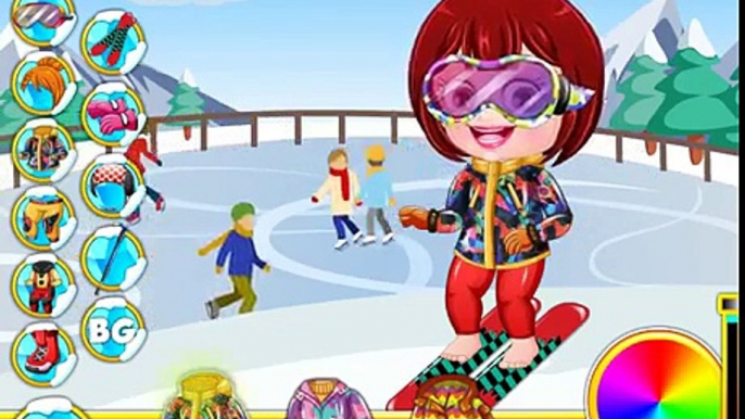 Baby Hazel Skier - Dress up Games For Girls, Little Kids, Children