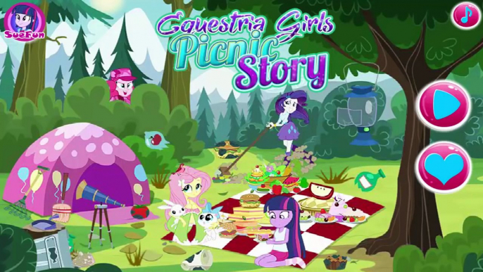 My Little Pony Equestria Girls Picnic Story Twilight Sparkle, Rarity, Fluttershy, Pinkie P