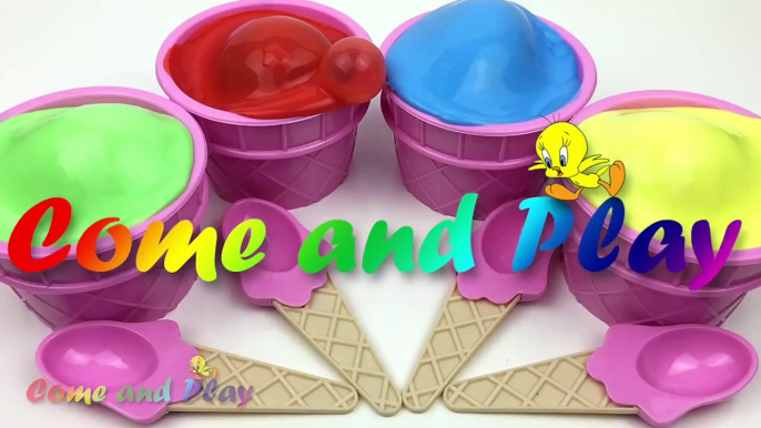 Ice Cream Clay Slime Surprise Eggs Disney Finding Dory Disney Frozen Trolls Pokemon Toys Fun Kids-Nebj7V