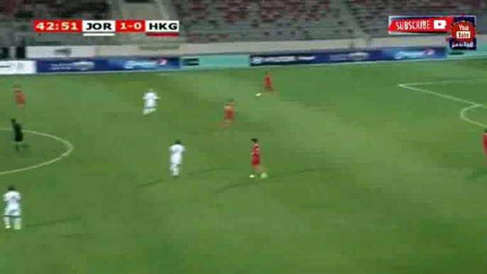 Hamza Al-Dardour Goal HD - Jordan 2-0 Hong Kong 23.03.2017