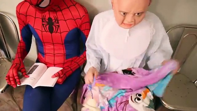 Spiderman vs Black Spiderman Doctor vs Baby Prank Funny Superhero Movie In Real Life!!!