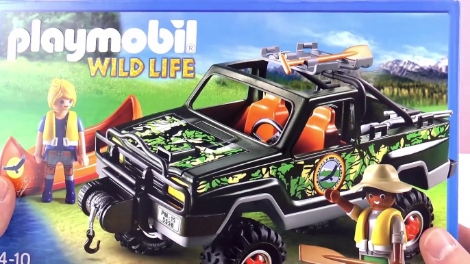 Playmobil Abenteuer Deutsch -ABENTEUER-PICKUP & KANU- Playmobil 5558 Deutsch-Spiel mit mir