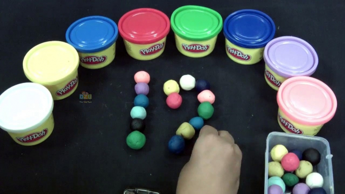 Colorful Play Doh Numbers ► Learn Counting Real Numbers ► Count 11-20 by Kids Toys and Cra