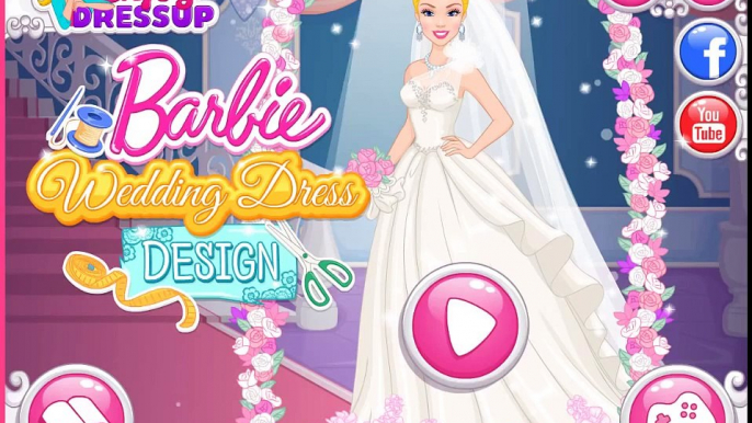 Cartoon game. Disney Barbie Game - Barbie Wedding Dress Design. Full Episodes in English 2