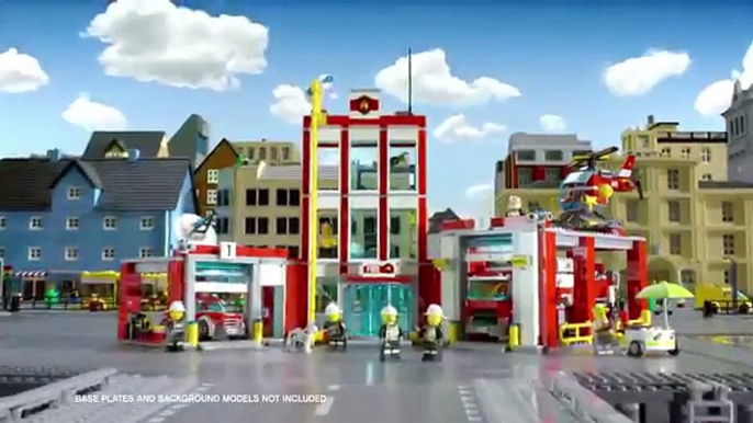 Lego City 2016 - Fire Station 60110 & Fire Response Unit 60108 & Fire Boat 60109 - TV Toys