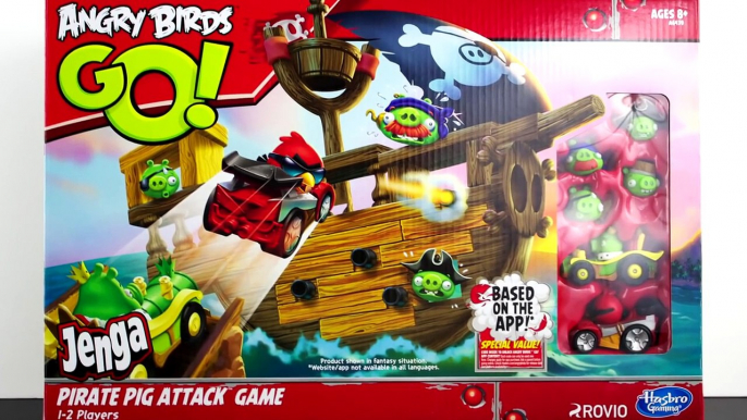 Angry Birds GO! - PIRATE PIG ATTACK Unboxing & Blowing the ship to pieces by ToysTube