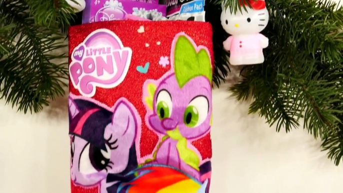 SURPRISE Toy Stocking Disney Princess Giant Barbie Play Doh Egg Frozen MLP Christmas