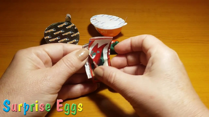 Learn Colours with Kinder Joy Surprise Eggs! Unboxing Kinder Joy! Colored Kinder Eggs!