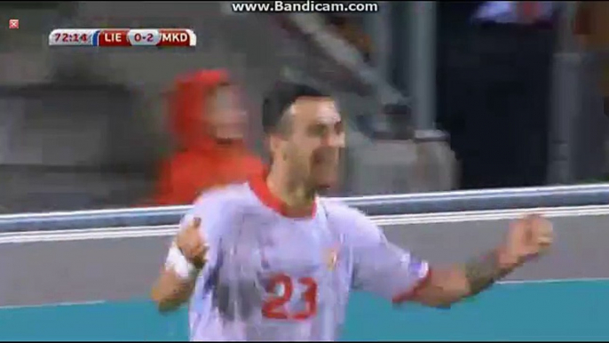 Ilija Nestorovski Goal HD - Leichtenstein 0-3 Macedonia - 24.03.2017 HD