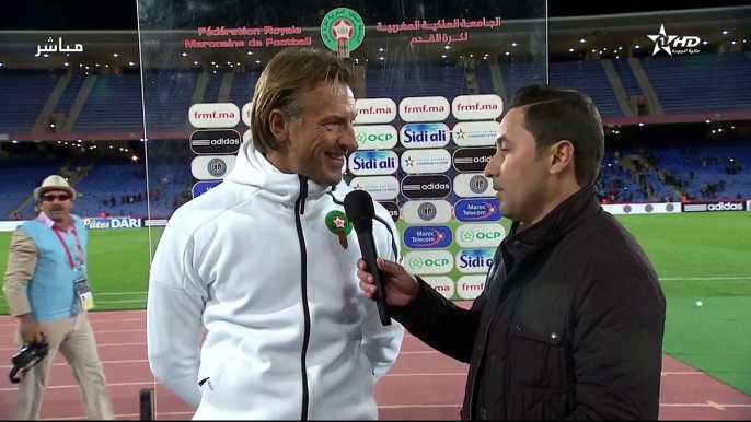 Herve Renard a déclaré après la fin du match Maroc 2-0 Burkina Faso