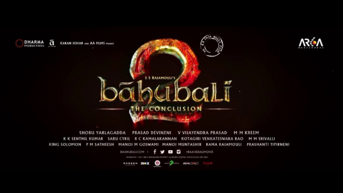 Baahubali 2 - The Conclusion | Official Trailer (Hindi) | S.S. Rajamouli | Prabhas | Rana Daggubati