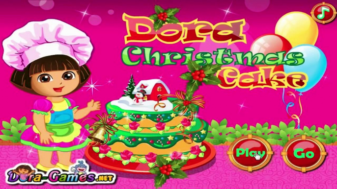 Dora The Explorer Games: Dora Christmas Cake | Games For Kids