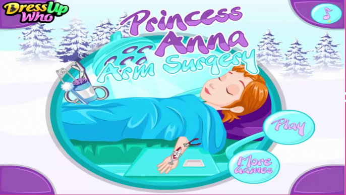 Princess Anna Arm Surgery: Disney princess Frozen - Best Baby Games For Girls