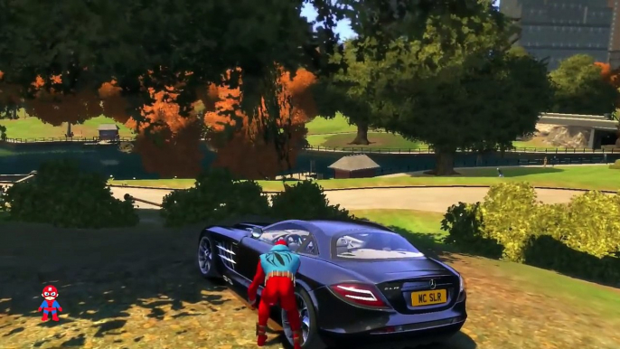 Colors Mercedes Benz & New Style Spaderman Mega Smash Party Nursery Rhymes & Songs for Chi