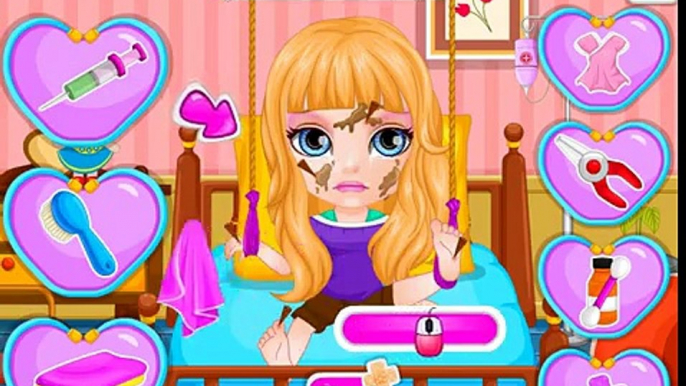 BARBIE GAMES FOR GIRLS Super Barbie Hospital Recovery | Dress up games | DG Top Baby Games