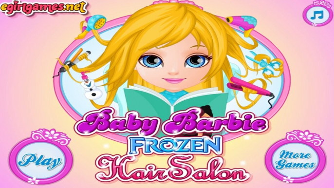 Baby Barbie Frozen Hair Salon – Best Barbie Dress Up Games For Girls And Kids