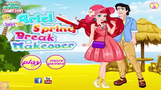 Cartoon game. DISNEY PRINCESS - Ariel Prom Shopping. Full Episodes in English 2016