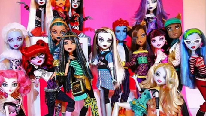 Моя коллекция кукол Монстер Хай 348 куклы Монстер хай игрушки Monster High dolls Монстр co