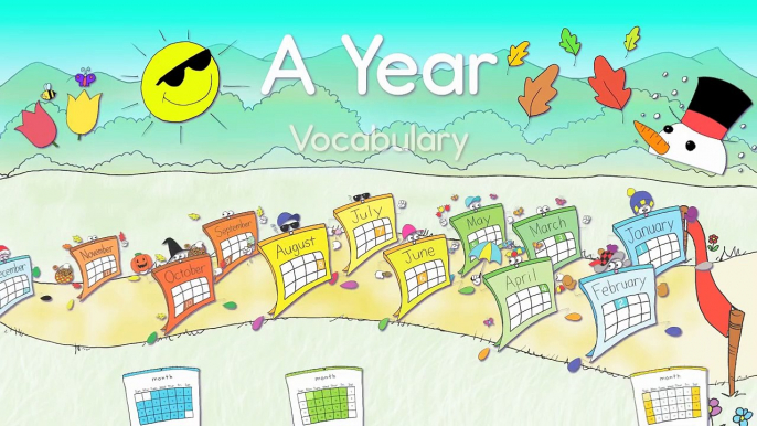 Seasons and Months Vocabulary Chant by ELF Learning - ELF Kids Videos-Ubg7IiGkJ