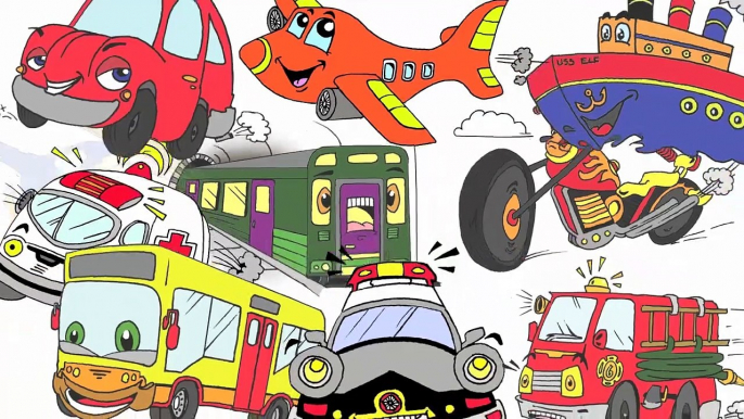 Transportation and Street Vehicles Vocabulary by ELF Learning - ELF Kids Videos-4Dcy_0zmW