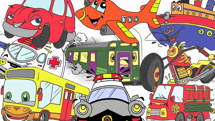 Transportation and Street Vehicles Vocabulary by ELF Learning - ELF Kids Videos-4Dcy_0zmW