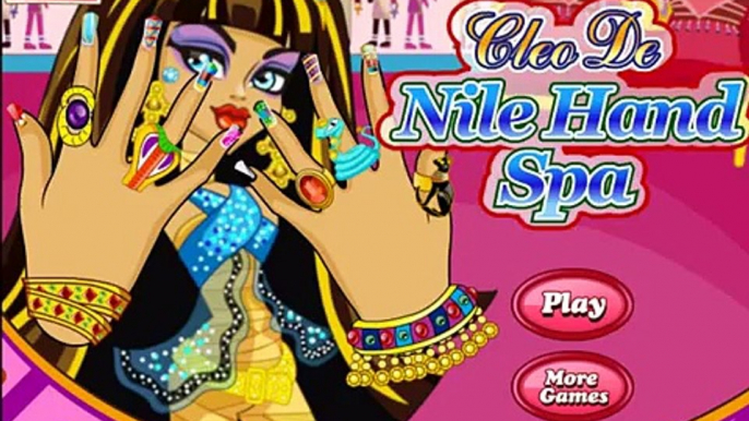 Monster High Cleo de Nile Hand Spa Game Walkthrough Full Episode