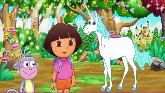 Cartoon game. Dora The Explorer - Doras Enchanted Forest Adventures. Full Episodes in Eng
