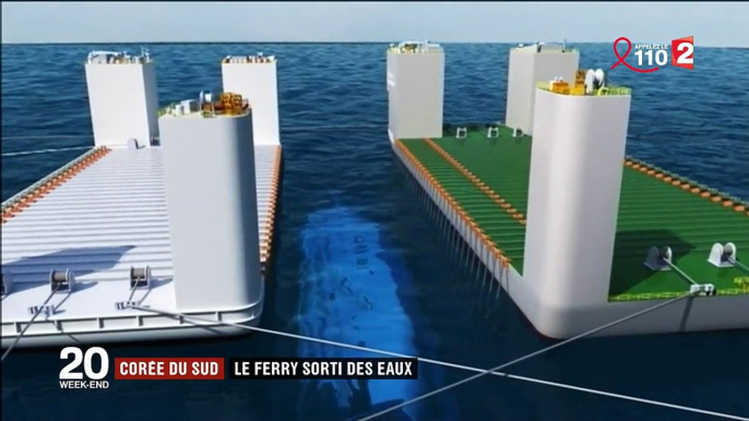 Corée du Sud : le ferry Sewol renfloué trois ans après son naufrage