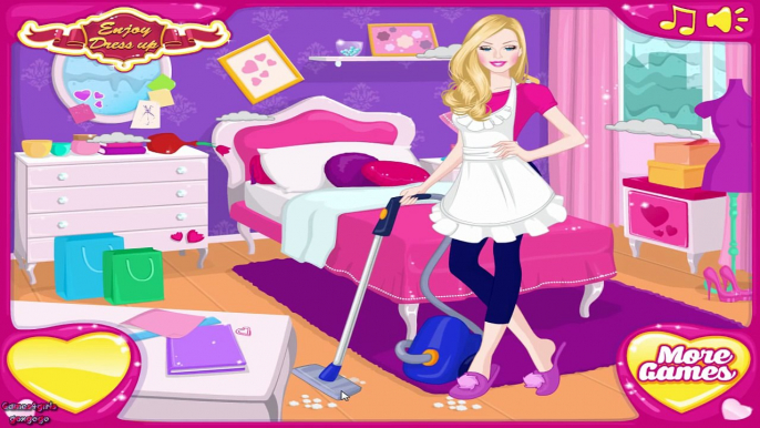 Barbie House Makeover - barbie room makeover game for girls - barbie games