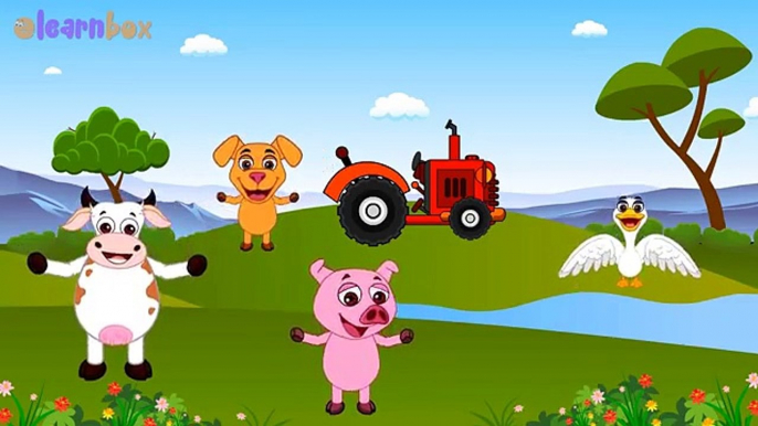 Surprise Eggs Nursery Rhymes | Old MacDonald Had A Farm | Learn Colours & Farm Animals | C