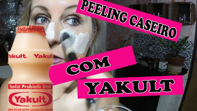 PEELING CASEIRO COM YAKULT COMO REMOVER MANCHAS ESCURAS NO ROSTO