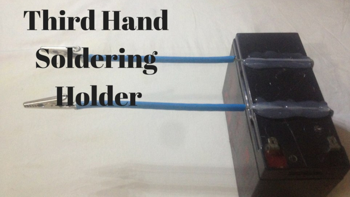 How to make a third hand welding - Third Hand Soldering Holder- Creative Point