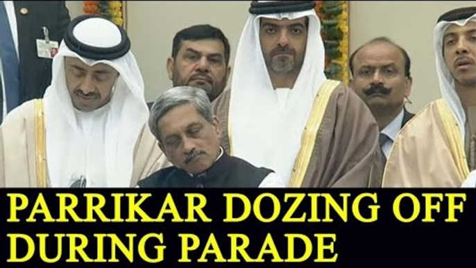 Manohar Parrikar dozing off during Parade, Twitter slams the minister | Oneindia News