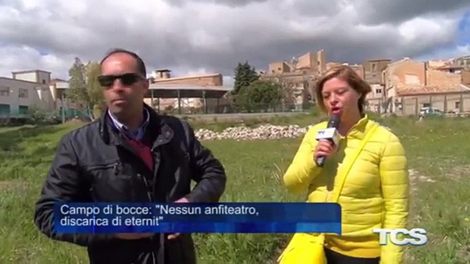 Campo di bocce Nessun anfiteatro, discarica di eternit