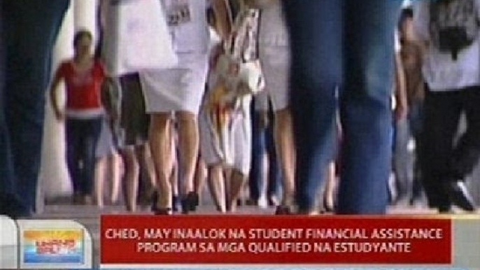 Ched, may inaalok na student financial assistance program sa mga qualified na estudyante