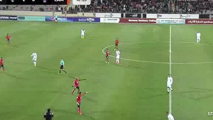 Yaseen Al Bakhit Goal HD - Jordan 3-0 Cambodia 28.03.2017