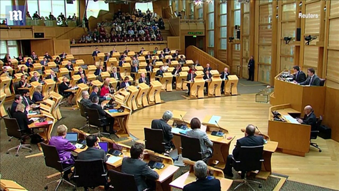 Scottish parliament votes for a second independence referendum