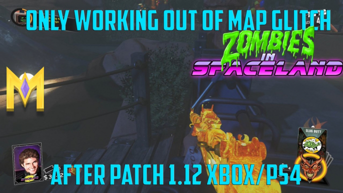 Zombies In Spaceland Glitches - ONLY Out Of Map GLITCH After Patch 1.12 - "Out Of Map AFTER 1.12 Patch"