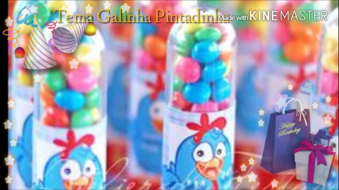 Lembrancinhas Galinha Pintadinha para festa infantil