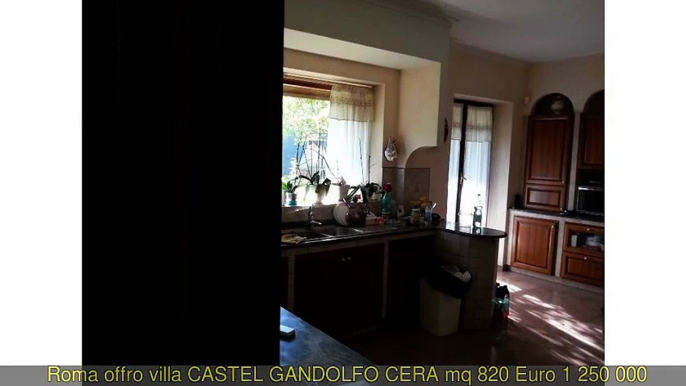 villa  CASTEL GANDOLFO CERA mq 820...