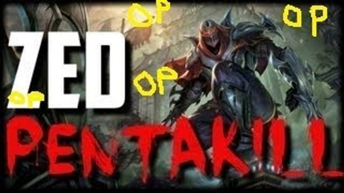 Zed pentakill montage 2017 | best of zed | League of legends | lol | Guide | items | builts | carry