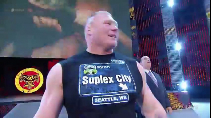 Dean Ambrose welcomes Brock Lesnar’s brutality Raw, February 8, 2016 - YouTube